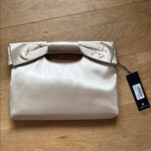 Lulus Champagne Clutch